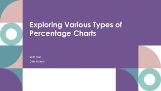 Exploring Various Types Of Percentage Charts PPT Demonstration ACP