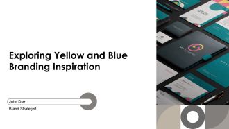 Exploring Yellow And Blue Branding Inspiration PPT Outline AT