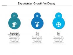 Exponential growth vs decay ppt powerpoint presentation slides sample cpb