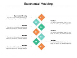 Exponential modeling ppt powerpoint presentation professional layouts cpb