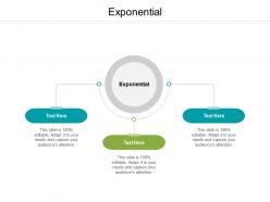 Exponential ppt powerpoint presentation professional graphics cpb