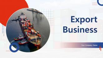 Export Business Powerpoint Ppt Template Bundles