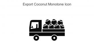 Export Coconut Monotone Icon In Powerpoint Pptx Png And Editable Eps Format