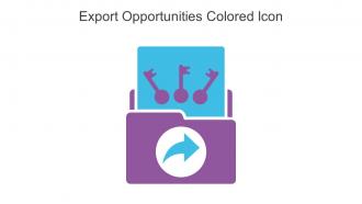 Export Opportunities Colored Icon In Powerpoint Pptx Png And Editable Eps Format