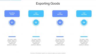 Exporting Goods In Powerpoint And Google Slides Cpb