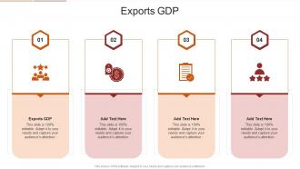 Exports GDP In Powerpoint And Google Slides Cpb