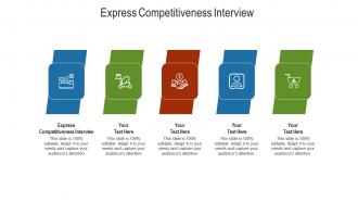 Express competitiveness interview ppt powerpoint presentation pictures ideas cpb