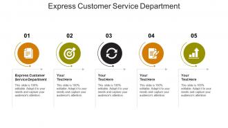 Express customer service department ppt powerpoint presentation infographic template slide portrait cpb