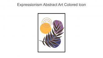 Expressionism Abstract Art Colored Icon In Powerpoint Pptx Png And Editable Eps Format