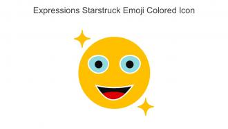 Expressions Starstruck Emoji Colored Icon In Powerpoint Pptx Png And Editable Eps Format