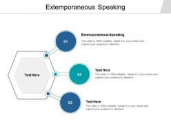 Extemporaneous speaking ppt powerpoint presentation ideas maker cpb