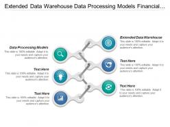 Extended data warehouse data processing models financial reporting