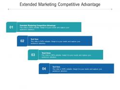Extended marketing competitive advantage ppt powerpoint presentation layouts designs download cpb