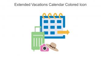 Extended Vacations Calendar Colored Icon In Powerpoint Pptx Png And Editable Eps Format