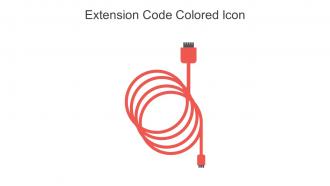 Extension Code Colored Icon In Powerpoint Pptx Png And Editable Eps Format
