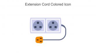 Extension Cord Colored Icon In Powerpoint Pptx Png And Editable Eps Format
