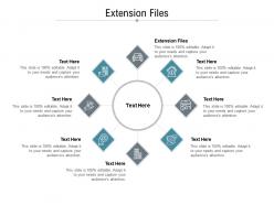 Extension files ppt powerpoint presentation icon graphics design cpb