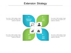 Extension strategy ppt powerpoint presentation file brochure cpb