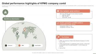 Extensive Business Strategy Global Performance Highlights Of KPMG Company Strategy SS V Good Multipurpose
