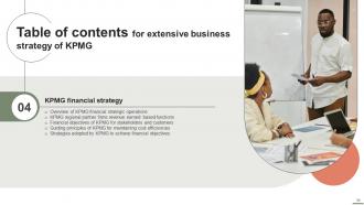 Extensive Business Strategy Of KPMG Powerpoint Presentation Slides Strategy CD V Editable Researched