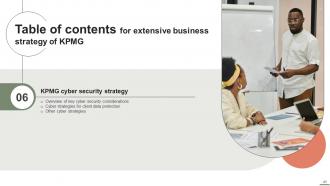 Extensive Business Strategy Of KPMG Powerpoint Presentation Slides Strategy CD V Informative Researched
