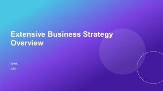 Extensive Business Strategy Overview PPT Slides AT