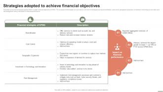 Extensive Business Strategy Strategies Adopted To Achieve Financial Objectives Strategy SS V