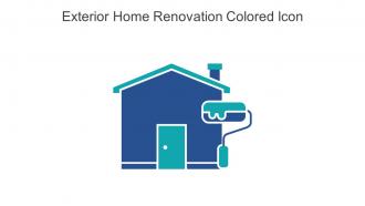 Exterior Home Renovation Colored Icon In Powerpoint Pptx Png And Editable Eps Format