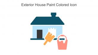 Exterior House Paint Colored Icon In Powerpoint Pptx Png And Editable Eps Format