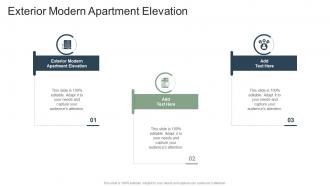 Exterior Modern Apartment Elevation In Powerpoint And Google Slides Cpb