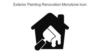 Exterior Painting Renovation Monotone Icon In Powerpoint Pptx Png And Editable Eps Format