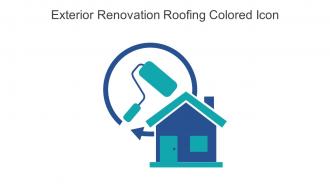 Exterior Renovation Roofing Colored Icon In Powerpoint Pptx Png And Editable Eps Format