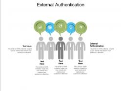External authentication ppt powerpoint presentation infographic template background images cpb