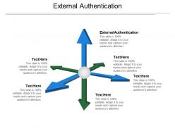 External authentication ppt powerpoint presentation outline guide cpb