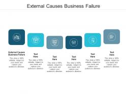 External causes business failure ppt powerpoint presentation file example topics cpb