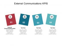 External communications kpis ppt powerpoint presentation outline model cpb