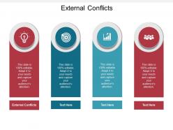 External conflicts ppt powerpoint presentation ideas deck cpb
