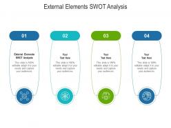 External elements swot analysis ppt powerpoint presentation summary slide download cpb