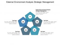 External environment analysis strategic management ppt powerpoint presentation inspiration cpb