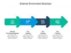 External environment business ppt powerpoint presentation ideas template cpb