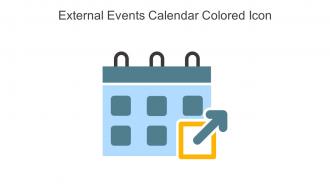External Events Calendar Colored Icon In Powerpoint Pptx Png And Editable Eps Format