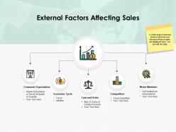 External Factors Affecting Sales Ppt Powerpoint Presentation