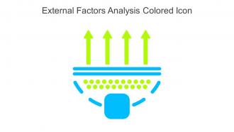External Factors Analysis Colored Icon In Powerpoint Pptx Png And Editable Eps Format