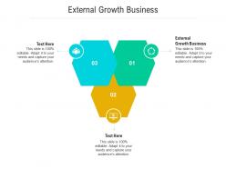 External growth business ppt powerpoint presentation outline slide cpb