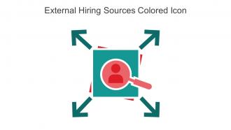 External Hiring Sources Colored Icon In Powerpoint Pptx Png And Editable Eps Format