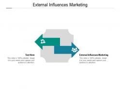 External influences marketing ppt powerpoint presentation summary show cpb
