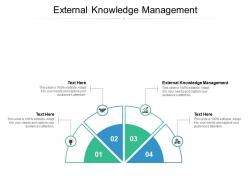 External knowledge management ppt powerpoint presentation file good cpb
