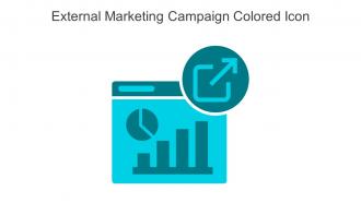 External Marketing Campaign Colored Icon In Powerpoint Pptx Png And Editable Eps Format