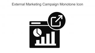 External Marketing Campaign Monotone Icon In Powerpoint Pptx Png And Editable Eps Format