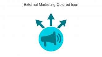 External Marketing Colored Icon In Powerpoint Pptx Png And Editable Eps Format